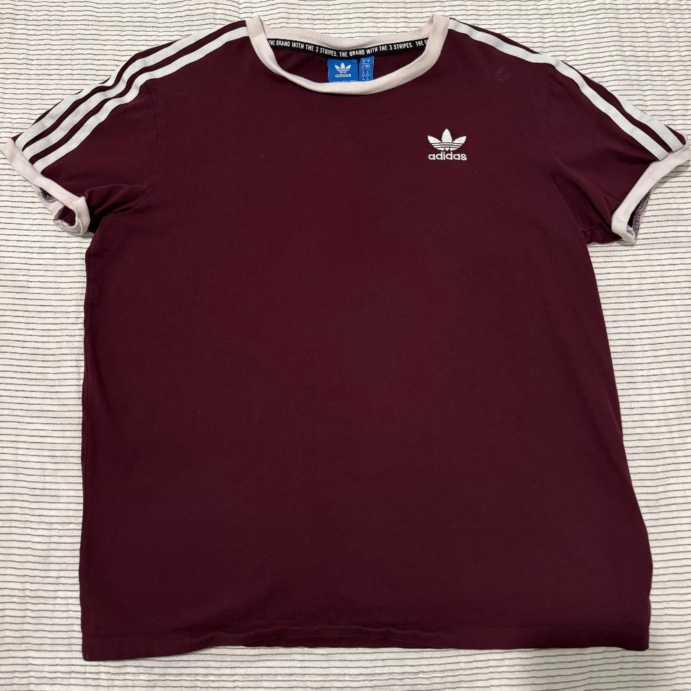 Maroon Adidas T-Shirt
